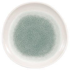 Churchill »Raku« »Topaz Blue« mély tányér, organikus, ø: 253 mm tányér és evőeszköz