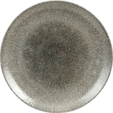 Churchill Sekély tányér, Churchill Raku Quartz Black, 28,8 cm tányér és evőeszköz