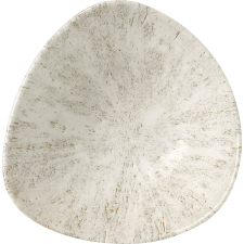 Churchill »Stone« »Agate grey« Mély tányér, háromszög, ø: 185 mm tányér és evőeszköz