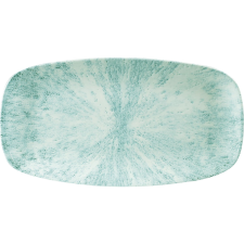 Churchill »Stone« »Aquamarine« lapos tányér, hossza: 298 mm tányér és evőeszköz