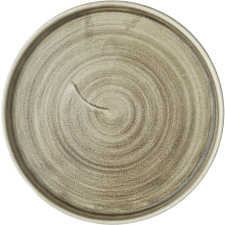 Churchill »Stonecast« »Antique Taupe« lapos tányér, emelt perem, ø: 210 mm tányér és evőeszköz