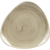 Churchill »Stonecast« »Antique Taupe« lapos tányér, háromszög, ø: 192 mm