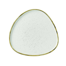 Churchill STONECAST BARLEY WHITE kerámia peremes háromszög tányér, walled 27cm 1db, SWHSWT271 tányér és evőeszköz