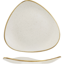 Churchill »Stonecast« »Barley White« lapos tányér, háromszög, ø: 229 mm tányér és evőeszköz