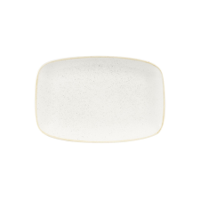 Churchill »Stonecast« »Barley White« téglalap alakú tányér, hossza: 344 mm tányér és evőeszköz