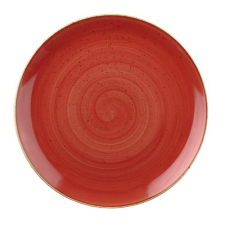 Churchill STONECAST BERRY RED kerámia lapos tányér 26 cm 1db, SBRSEV101 tányér és evőeszköz