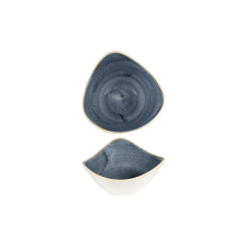 Churchill »Stonecast« »Blueberry« mély tányér, háromszög, ø: 185 mm tányér és evőeszköz