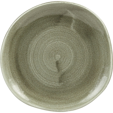 Churchill »Stonecast« »Burnished Green« lapos tányér, organikus, ø: 186 mm tányér és evőeszköz