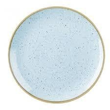 Churchill STONECAST DUCK EGG BLUE kerámia desszert tányér 21,7cm 1db, SDESEVP81 tányér és evőeszköz