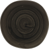 Churchill »Stonecast« »Iron Black« lapos tányér, organikus, ø: 210 mm