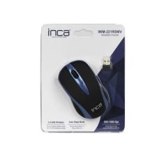 cian technology INCA Maus IWM-221RSMV 1000 DPI,Wireless,Nano-USB, Blau  10 m retail (IWM-221RSMV) egér