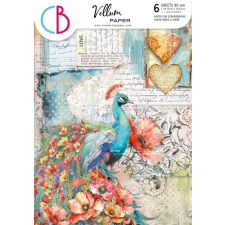 Ciao Bella Majestic Dream Vellum papírkészlet A4 Vellum Paper Patterns (6 ív) decoupage papír