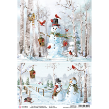 Ciao Bella Rizspapír A4 - Piuma Holiday greetings cards - Dear Santa (1 ív) decoupage papír