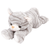  Cica plüssfigura - szürke, 25 cm
