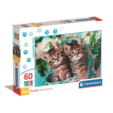  Cicás Lovely Twins 60 db-os puzzle Clementoni puzzle, kirakós
