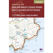 Cicerone Press South West Coast Path Map Booklet - Vol 3: Plymouth to Poole Cicerone túrakalauz, útikönyv - angol egyéb könyv