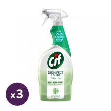 CIF Disinfect &amp; Shine univerzális fertőtlenítő spray 3x750 ml tisztító- és takarítószer, higiénia
