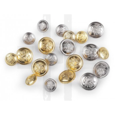  Címer gomb 24,32-es  - 50db/csomag dekorációs kellék