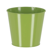 Cink virágcserép, 16 cm átmérőjű, zöld kerti tárolás