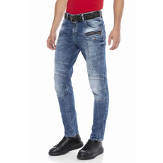 Cipo & Baxx CIPO&BAXX DIVATOS FÉRFI FARMERNADRÁG CD577 BLUE