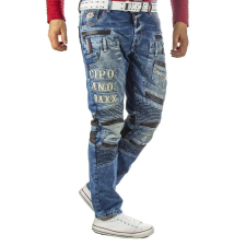 Cipo &amp; Baxx CIPO&amp;BAXX FÉRFI REGULAR FIT FARMERNADRÁG CD637 BLUE férfi nadrág