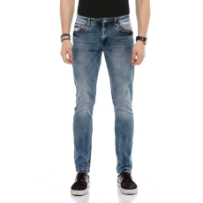 Cipo & Baxx DIVATOS FÉRFI FARMERNADRÁG CD569 BLUE