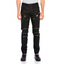 Cipo &amp; Baxx DIVATOS FÉRFI FEKETE FARMER CD567 BLACK férfi nadrág