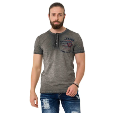 Cipo &amp; Baxx DIVATOS FÉRFI PÓLÓ CT761 GREY férfi póló