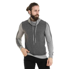 Cipo &amp; Baxx DIVATOS FÉRFI PULÓVER CP264 GREY férfi pulóver, kardigán