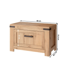  Cipősszekrény 1K, wotan tölgy, MORATIZ bútor