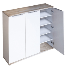  Cipősszekrény, fehér/tölgy artisan, MODINI TYP 2 bútor