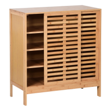  Cipőtartó, 4 polcos, bambusz, NALDO bútor