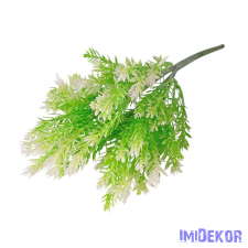  Ciprus 7 ágú műzöld bokor 35cm - Halványzöld dekorációs kellék