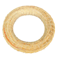  Cirokkal tekert széna alap 20cm dekorációs kellék