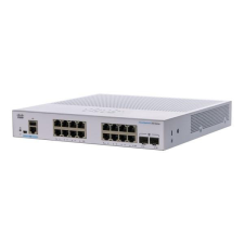  Cisco CBS250-16T-2G 16x GbE LAN 2x SFP port L2 menedzselhető switch hub és switch