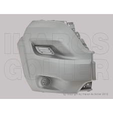  Citroen Jumper 2014.01.01- Első lökhárító sarok jobb nem ködlámpás, s. szürke (11W1) autóalkatrész