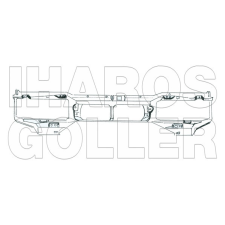  Citroen Jumpy 2004.01.01-2007.02.28 Homlokfal (0N8H) karosszéria elem