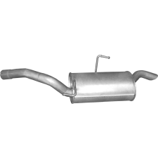  Citroen, Peugeot, hátsó kipufogódob K04_120ALU autóalkatrész