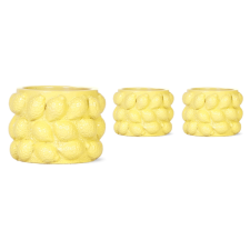 Citrus kerámiakaspó 6 cm x 5 cm Sárga kerti tárolás