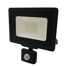  CityLine Sensor LED reflektor fekete (50W/120°) - Hideg fehér kültéri világítás