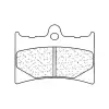 CL BRAKES CL FÉKEK Verseny Sinterelt Fémbetétek - 2398C60 CL BRAKES Kategorizálatlan termékek