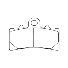 CL BRAKES Utcai Szintermetál Fékbetétek - 1233A3+ egyéb motorkerékpár alkatrész
