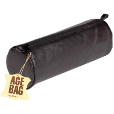Clairefontaine Age-bag kerek 22x8cm bőr tolltartó, fekete (P0016-0586) tolltartó
