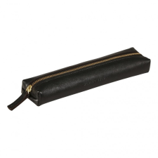 Clairefontaine bőr tolltartó 4x2,5x19 cm, slim, fekete tolltartó