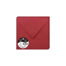Clairefontaine Boríték Clairefontaine Pollen 16,5x16,5 cm enyvezett intenzív vörös boríték