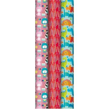 Clairefontaine Díszcsomagoló tekercses Clairefontaine 70x200 cm 57g általános, gyermekmintás, 3 minta mintás csomagolópapír