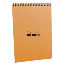 Clairefontaine Jegyzettömb spirálos Clairefontaine Rhodia Orange A/4 80 lapos kockás jegyzettömb