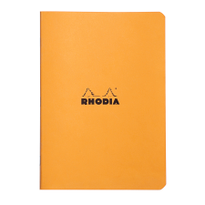 Clairefontaine Rhodia Classic narancs füzet, vonalas 48lap, 14,8x21cm füzet
