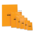 Clairefontaine Rhodia narancs jegyzetblokk  80lap  vonalas 11x17cm