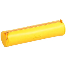 Clairefontaine Rhodiarama 21.5x5cm hengeres műbőr nárciszsárga tolltartó tolltartó